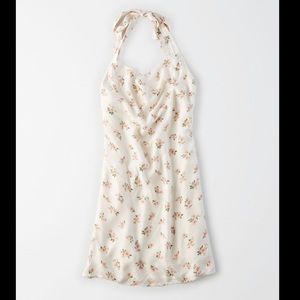 NWT American Eagle cowl neck halter mini dress